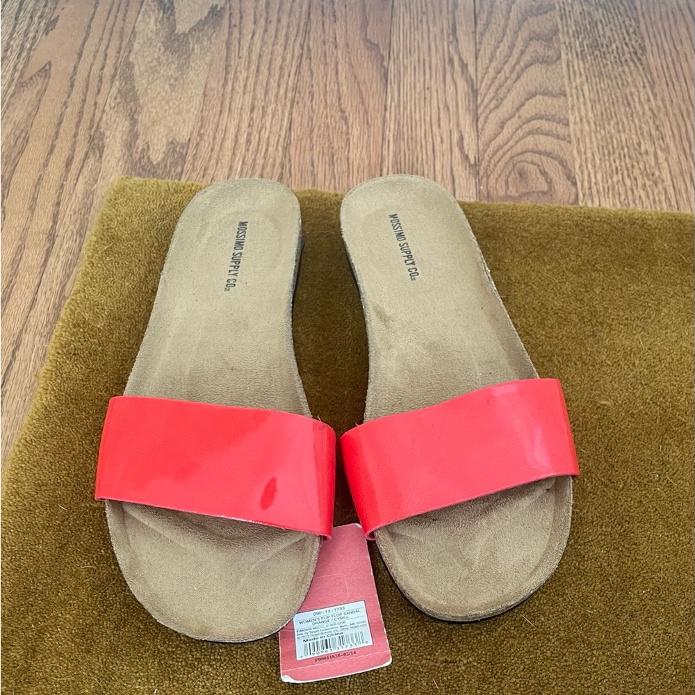 Mossimo Supply Co. Cybil Orange Sandals Size 7 NWT